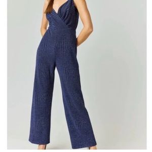 Francesca’s Large knit glitter jumpsuit